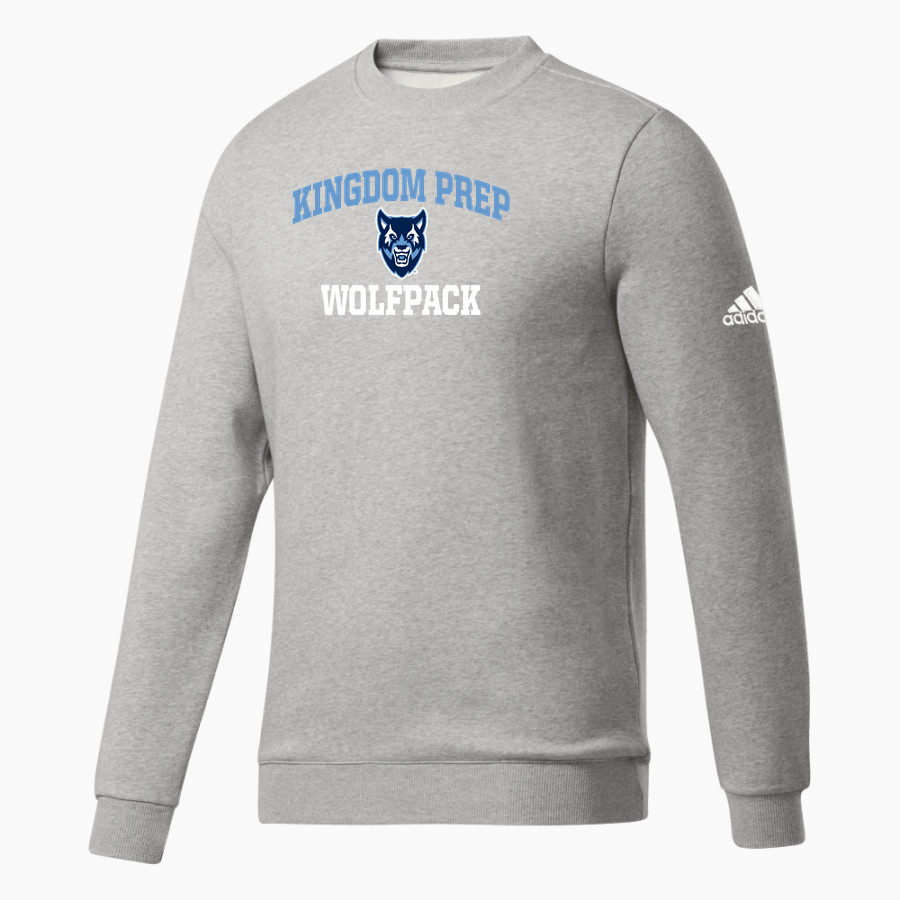 Kingdom Prep Wolfpack <span class="pdp-name-mascot">Kingdom Prep Wolfpack</span> adidas Men's Fleece Crew Sweatshirt