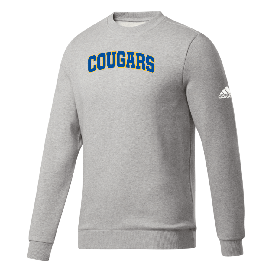 John F. Kennedy Cougars <span class="pdp-name-mascot">John F. Kennedy Cougars</span> adidas Men's Fleece Crew Sweatshirt