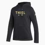 Thiel Tomcats adidas Women's Fleece Hoodie Front Thumbnail