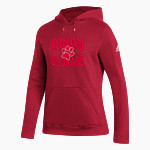 CROW HIGH SCHOOL Cougars Online Store <span class="pdp-name-mascot">CROW COUGARS</span> adidas Women's Fleece Hoodie Front Thumbnail