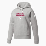 Willamette Wolverines <span class="pdp-name-mascot">Willamette Wolverines</span> adidas Women's Fleece Hoodie Front Thumbnail