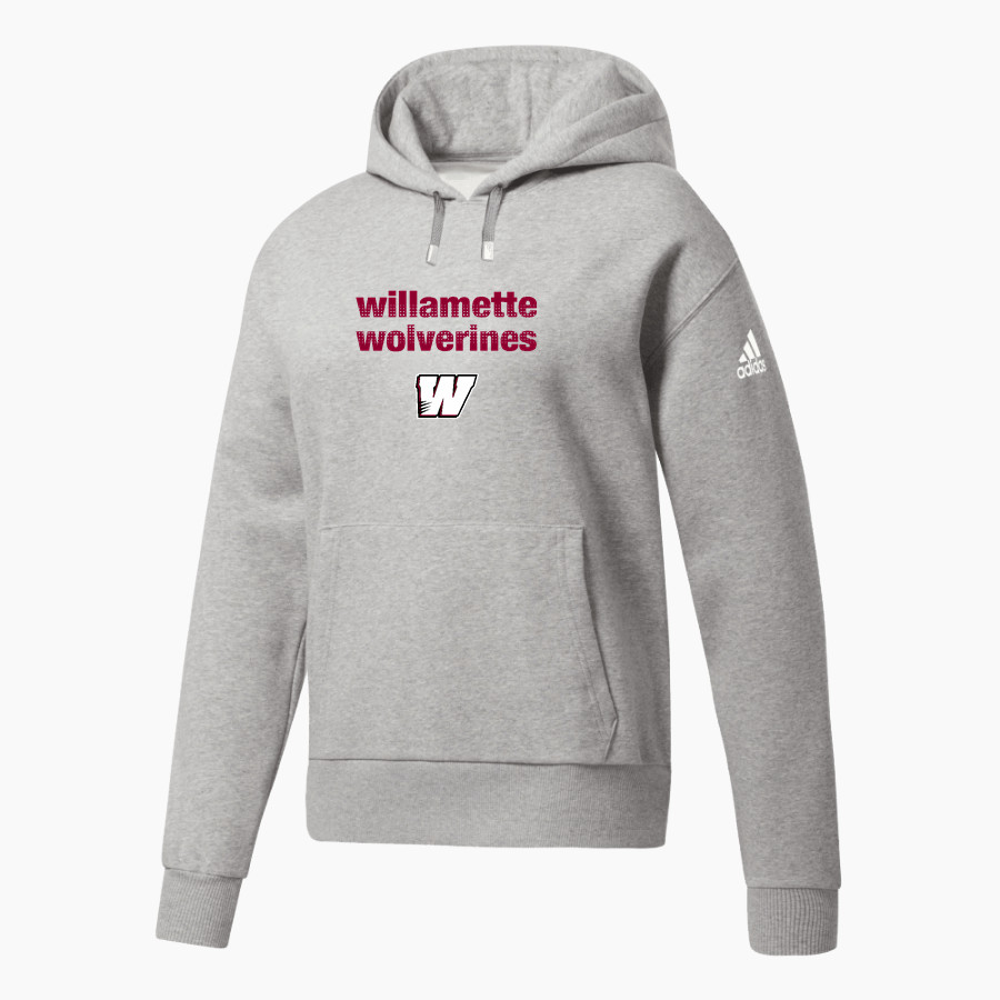 Willamette Wolverines <span class="pdp-name-mascot">Willamette Wolverines</span> adidas Women's Fleece Hoodie