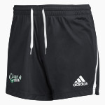Pine Cobble Pine Cobble adidas Women's Team Issue Knit Shorts Front Thumbnail