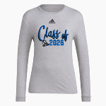 Winnebago Lutheran Vikings Online Store adidas Women's Long-Sleeve Pre-Game Badge of Sport Tee Front Thumbnail