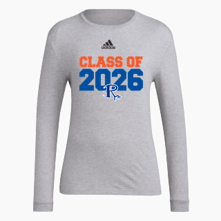 adidas Women's Long-Sleeve Pre-Game Badge of Sport Tee