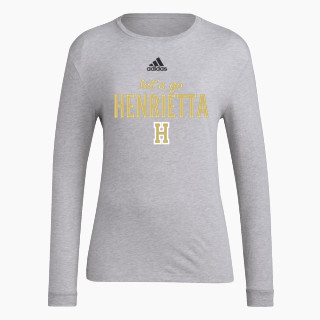 adidas Women's Long-Sleeve Pre-Game Badge of Sport Tee
