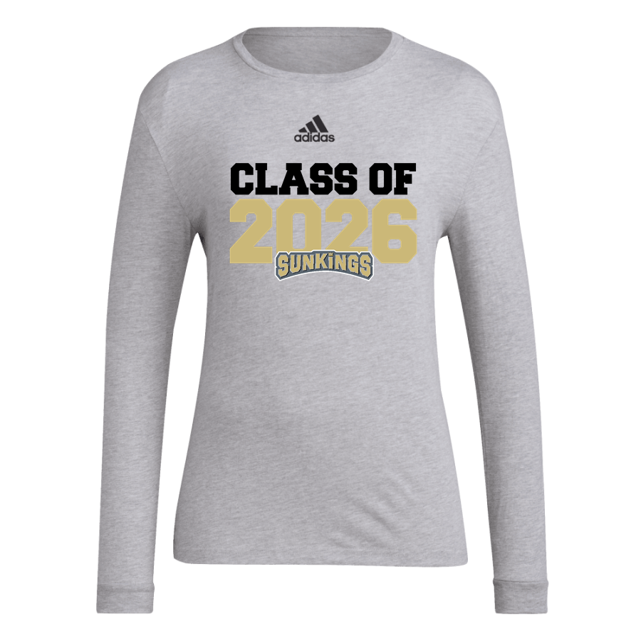 Yakima Sunkings Sunkings <span class="pdp-name-mascot">Yakima Sunkings</span> adidas Women's Long-Sleeve Pre-Game Badge of Sport Tee