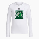 Unquowa Gators adidas Women's Long-Sleeve Pre-Game Badge of Sport Tee Front Thumbnail