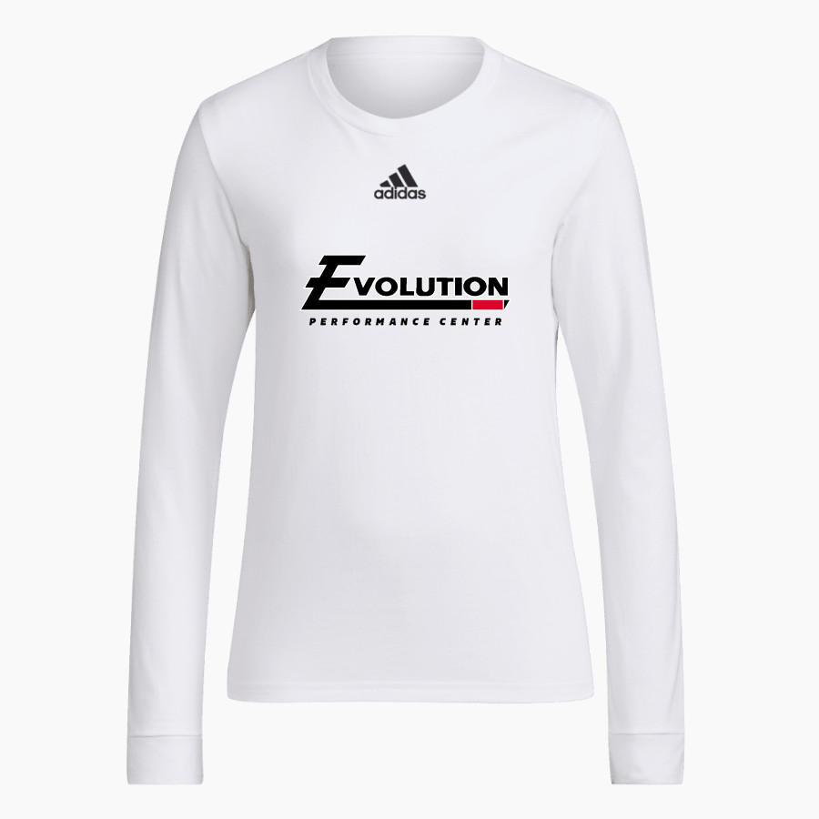 Evolution Lowell Evolution Lowell <span class="pdp-name-mascot">Evolution Lowell</span> adidas Women's Long-Sleeve Pre-Game Badge of Sport Tee