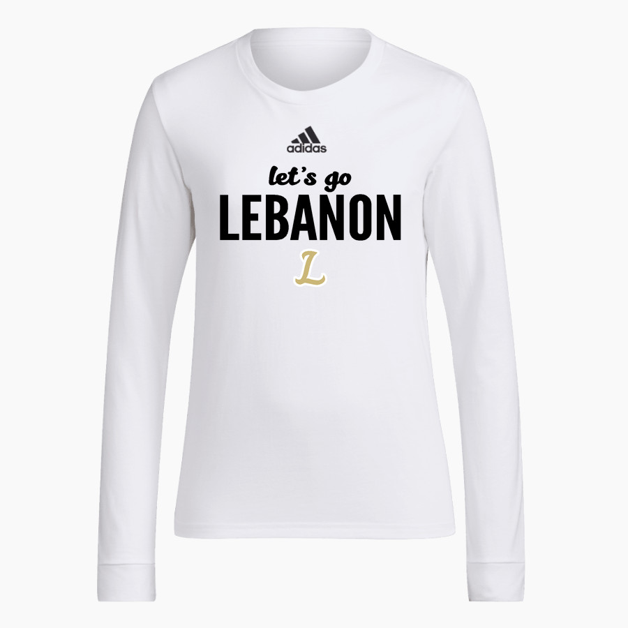 Lebanon Tigers <span class="pdp-name-mascot">Lebanon Tigers</span> adidas Women's Long-Sleeve Pre-Game Badge of Sport Tee