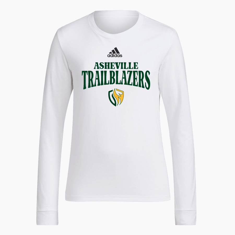Asheville Trailblazers Asheville Trailblaze adidas Women's Long-Sleeve Pre-Game Badge of Sport Tee