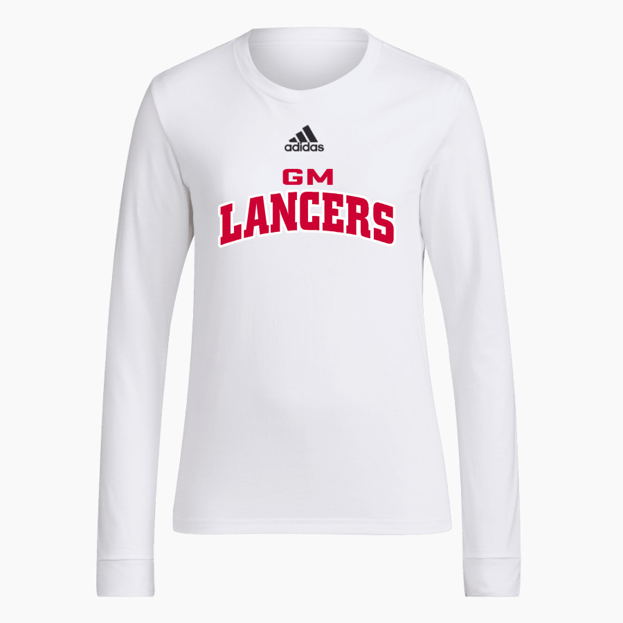 GENERAL MCLANE HIGH SCHOOL LANCERS <span class="pdp-name-mascot">GENERAL MCLANE LANCERS</span> adidas Women's Long-Sleeve Pre-Game Badge of Sport Tee