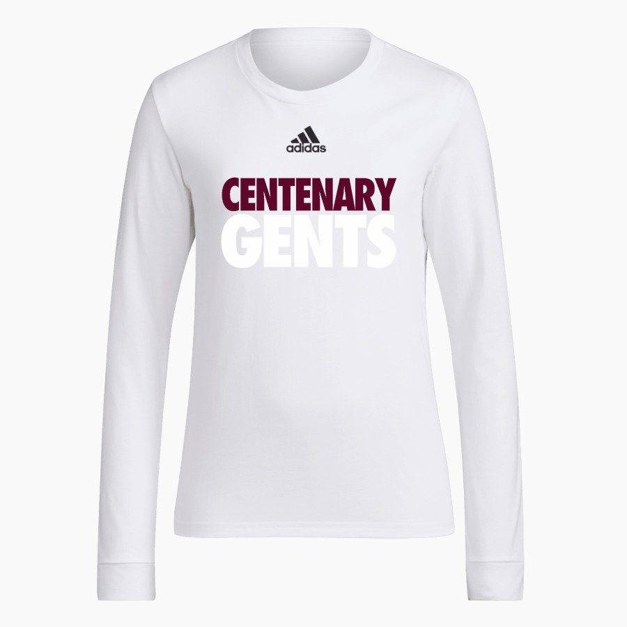 Centenary Gents <span class="pdp-name-mascot">Centenary Gents</span> adidas Women's Long-Sleeve Pre-Game Badge of Sport Tee
