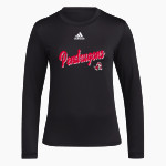 PENDER HIGH SCHOOL PENDRAGONS <span class="pdp-name-mascot">PENDER PENDRAGONS</span> adidas Women's Long-Sleeve Pre-Game Badge of Sport Tee Front Thumbnail