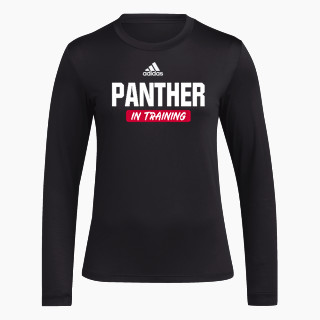adidas Women's Long-Sleeve Pre-Game Badge of Sport Tee