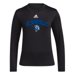 PLAINWELL HIGH SCHOOL TROJANS <span class="pdp-name-mascot">PLAINWELL TROJANS</span> adidas Women's Long-Sleeve Pre-Game Badge of Sport Tee Front Thumbnail