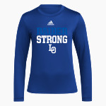 Lomega Raiders <span class="pdp-name-mascot">Lomega Raiders</span> adidas Women's Long-Sleeve Pre-Game Badge of Sport Tee Front Thumbnail