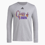 BOULDER HIGH SCHOOL PANTHERS <span class="pdp-name-mascot">BOULDER PANTHERS</span> adidas Men's Long-Sleeve Pre-Game Badge of Sport Tee Front Thumbnail