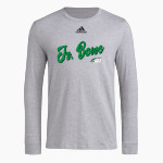 ULS Jr. Bows <span class="pdp-name-mascot">Junior Rainbows</span> adidas Men's Long-Sleeve Pre-Game Badge of Sport Tee Front Thumbnail