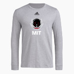 Massachusetts Institute of Technology adidas Men's Long-Sleeve Pre-Game Badge of Sport Tee Front Thumbnail
