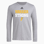 FRANKLIN HIGH SCHOOL WARRIORS adidas Men's Long-Sleeve Pre-Game Badge of Sport Tee Front Thumbnail