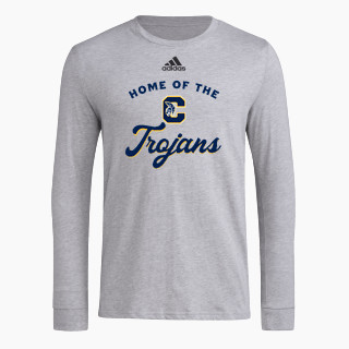 adidas Men's Long-Sleeve Pre-Game Badge of Sport Tee