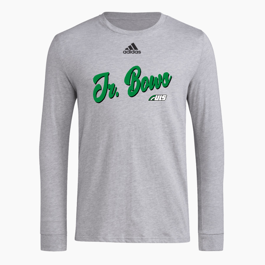 ULS Jr. Bows <span class="pdp-name-mascot">Junior Rainbows</span> adidas Men's Long-Sleeve Pre-Game Badge of Sport Tee