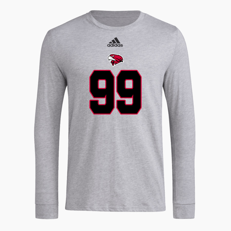 MYRTLE HIGH SCHOOL HAWKS adidas Men's Long-Sleeve Pre-Game Badge of Sport Tee