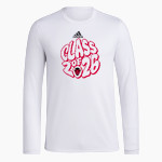 Chaffee Red Devils <span class="pdp-name-mascot">Chaffee Schools Red Devils</span> adidas Men's Long-Sleeve Pre-Game Badge of Sport Tee Front Thumbnail