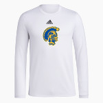 HIGHLAND HIGH SCHOOL TROJANS <span class="pdp-name-mascot">HIGHLAND TROJANS</span> adidas Men's Long-Sleeve Pre-Game Badge of Sport Tee Front Thumbnail