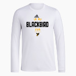 PETTISVILLE BLACKBIRDS ONLINE STORE <span class="pdp-name-mascot">PETTISVILLE BLACKBIRDS</span> adidas Men's Long-Sleeve Pre-Game Badge of Sport Tee Front Thumbnail