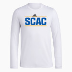 Southern Collegiate Athletic Conference adidas Men's Long-Sleeve Pre-Game Badge of Sport Tee Front Thumbnail