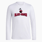 BROOKE POINT HIGH SCHOOL BLACK-HAWKS adidas Men's Long-Sleeve Pre-Game Badge of Sport Tee Front Thumbnail