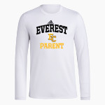 Everest Academy <span class="pdp-name-mascot">Everest Mountaineers</span> adidas Men's Long-Sleeve Pre-Game Badge of Sport Tee Front Thumbnail