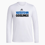 WATERTOWN HIGH SCHOOL GOSLINGS adidas Men's Long-Sleeve Pre-Game Badge of Sport Tee Front Thumbnail