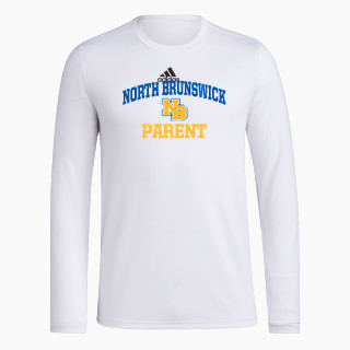 adidas Men's Long-Sleeve Pre-Game Badge of Sport Tee