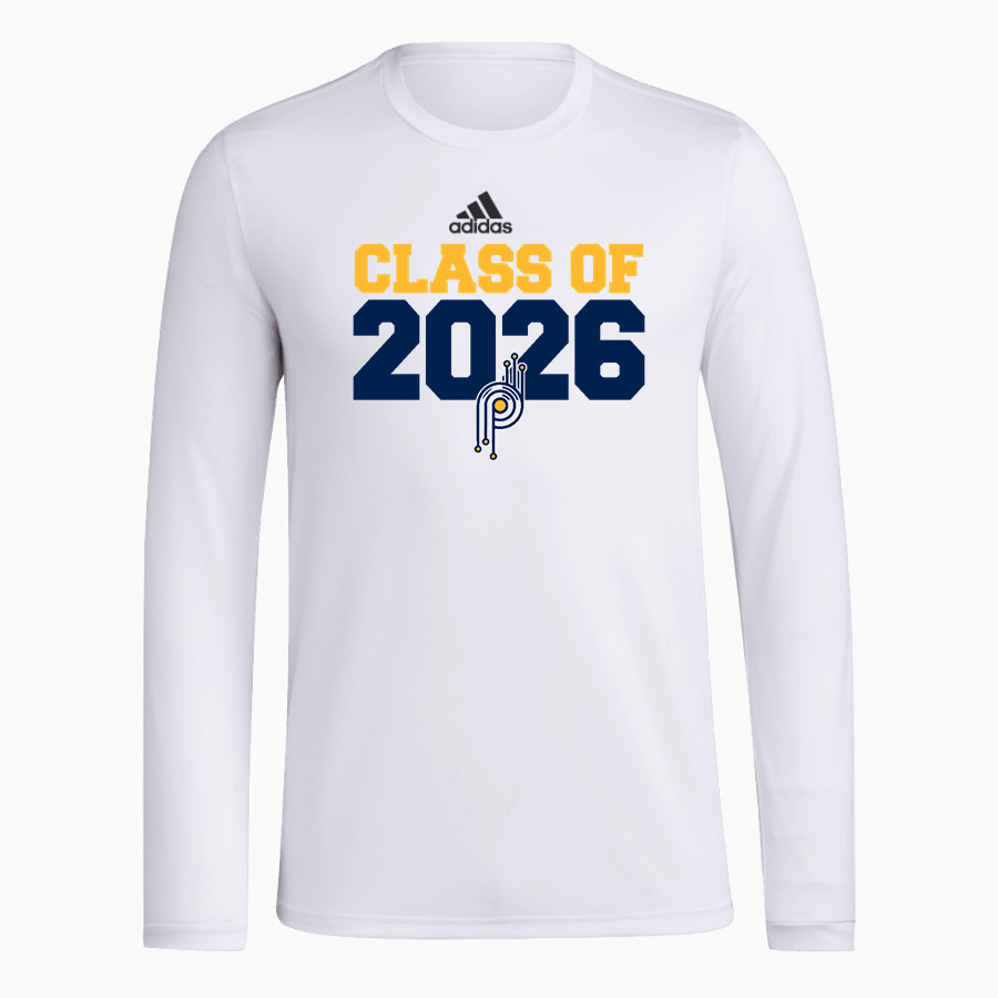 Paul Duke STEM Trailblazers <span class="pdp-name-mascot">Paul Duke High School Trailblazers</span> adidas Men's Long-Sleeve Pre-Game Badge of Sport Tee
