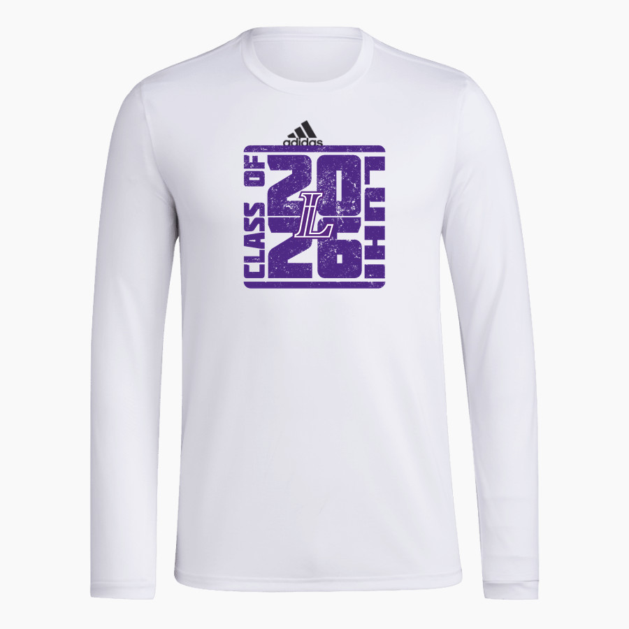 LUHI Lions <span class="pdp-name-mascot">Lutheran Lions</span> adidas Men's Long-Sleeve Pre-Game Badge of Sport Tee