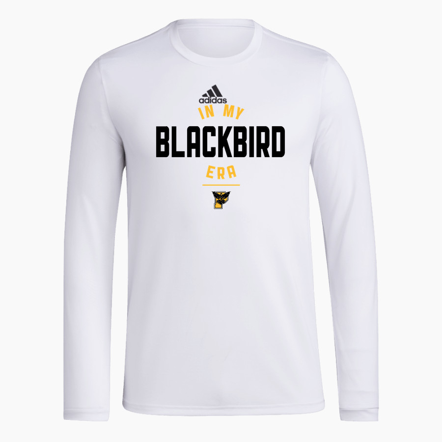 PETTISVILLE BLACKBIRDS ONLINE STORE <span class="pdp-name-mascot">PETTISVILLE BLACKBIRDS</span> adidas Men's Long-Sleeve Pre-Game Badge of Sport Tee