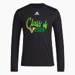 Richardson North Vikings <span class="pdp-name-mascot">Richardson North Vikings</span> adidas Men's Long-Sleeve Pre-Game Badge of Sport Tee Front Thumbnail