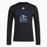 Zion Lutheran Raiders adidas Men's Long-Sleeve Pre-Game Badge of Sport Tee Front Thumbnail
