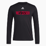 WEST BRANCH HIGH SCHOOL BEARS <span class="pdp-name-mascot">WEST BRANCH BEARS</span> adidas Men's Long-Sleeve Pre-Game Badge of Sport Tee Front Thumbnail