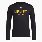 Uplift Titans <span class="pdp-name-mascot">Uplift Titans</span> adidas Men's Long-Sleeve Pre-Game Badge of Sport Tee Front Thumbnail