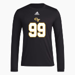 Cape Fear Colts adidas Men's Long-Sleeve Pre-Game Badge of Sport Tee Front Thumbnail