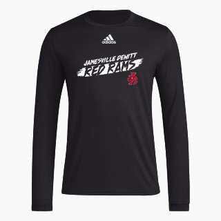 adidas Men's Long-Sleeve Pre-Game Badge of Sport Tee