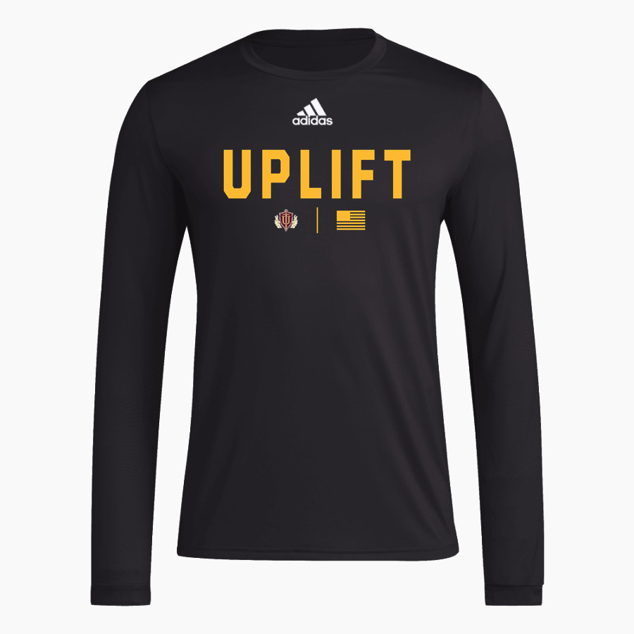 Uplift Titans <span class="pdp-name-mascot">Uplift Titans</span> adidas Men's Long-Sleeve Pre-Game Badge of Sport Tee