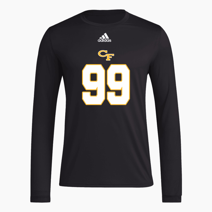 Cape Fear Colts adidas Men's Long-Sleeve Pre-Game Badge of Sport Tee