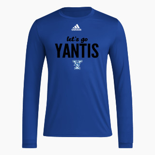 adidas Men's Long-Sleeve Pre-Game Badge of Sport Tee