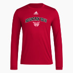 Mountain View Cougars adidas Men's Long-Sleeve Pre-Game Badge of Sport Tee Front Thumbnail