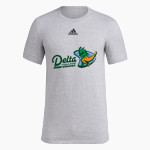 Delta College Pioneers <span class="pdp-name-mascot">Delta College Athletics Pioneers</span> adidas Men's Short-Sleeve Pre-Game Badge of Sport Tee Front Thumbnail